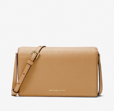 Bandolera Michael Kors jet set mediana camel